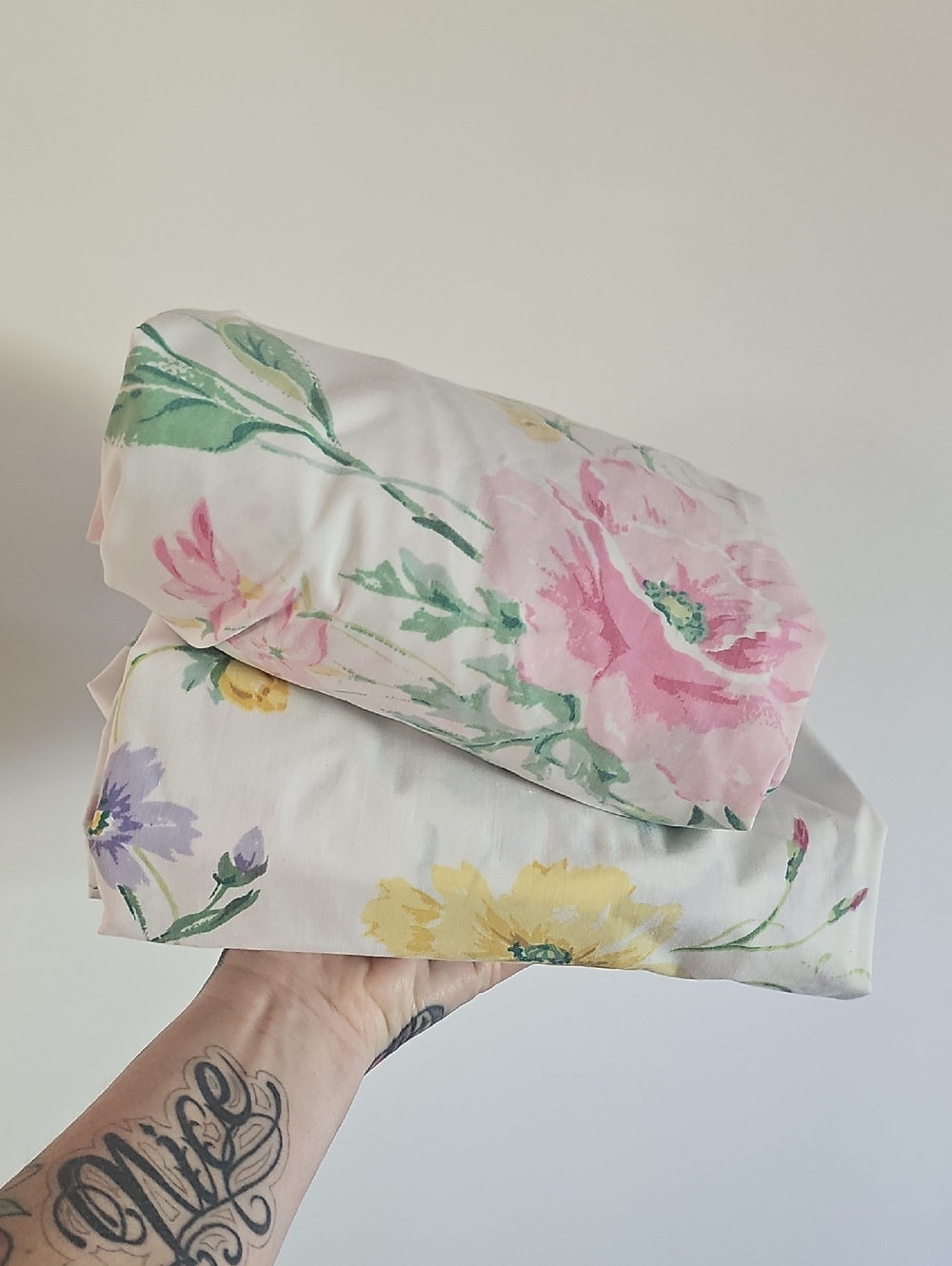 Vintage Twin Flat Sheet Set Made In The Usa
